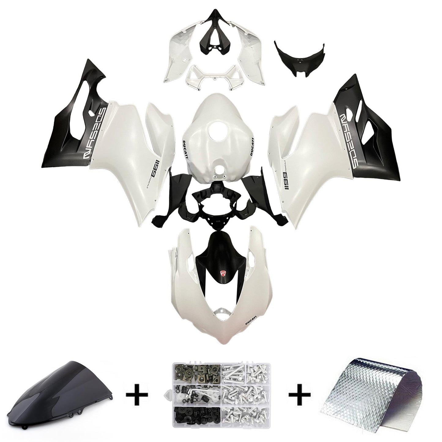 2012-2015 Ducati 1199 899 Fairing Kit Bodywork Plastic ABS