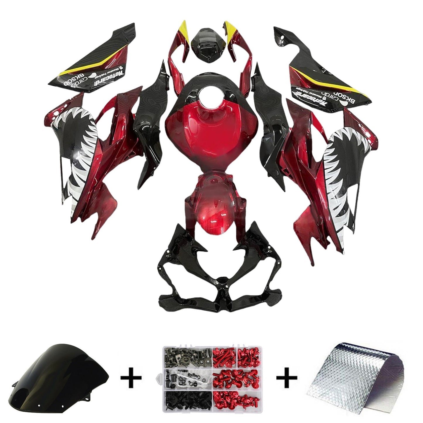 2019-2023 Kawasaki ZX6R Fairing Kit Bodywork Plastic ABS