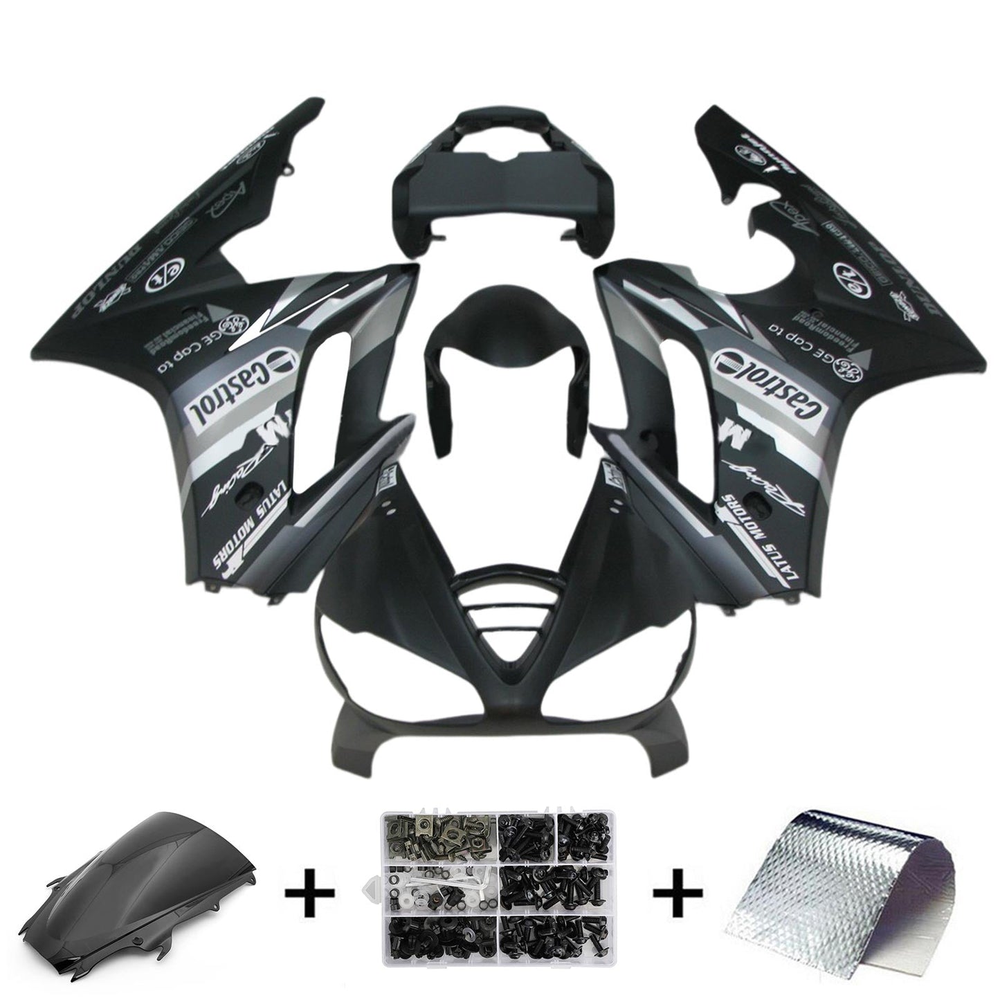 2009-2012 Triumph Daytona 675 Fairing Kit Bodywork Plastic ABS