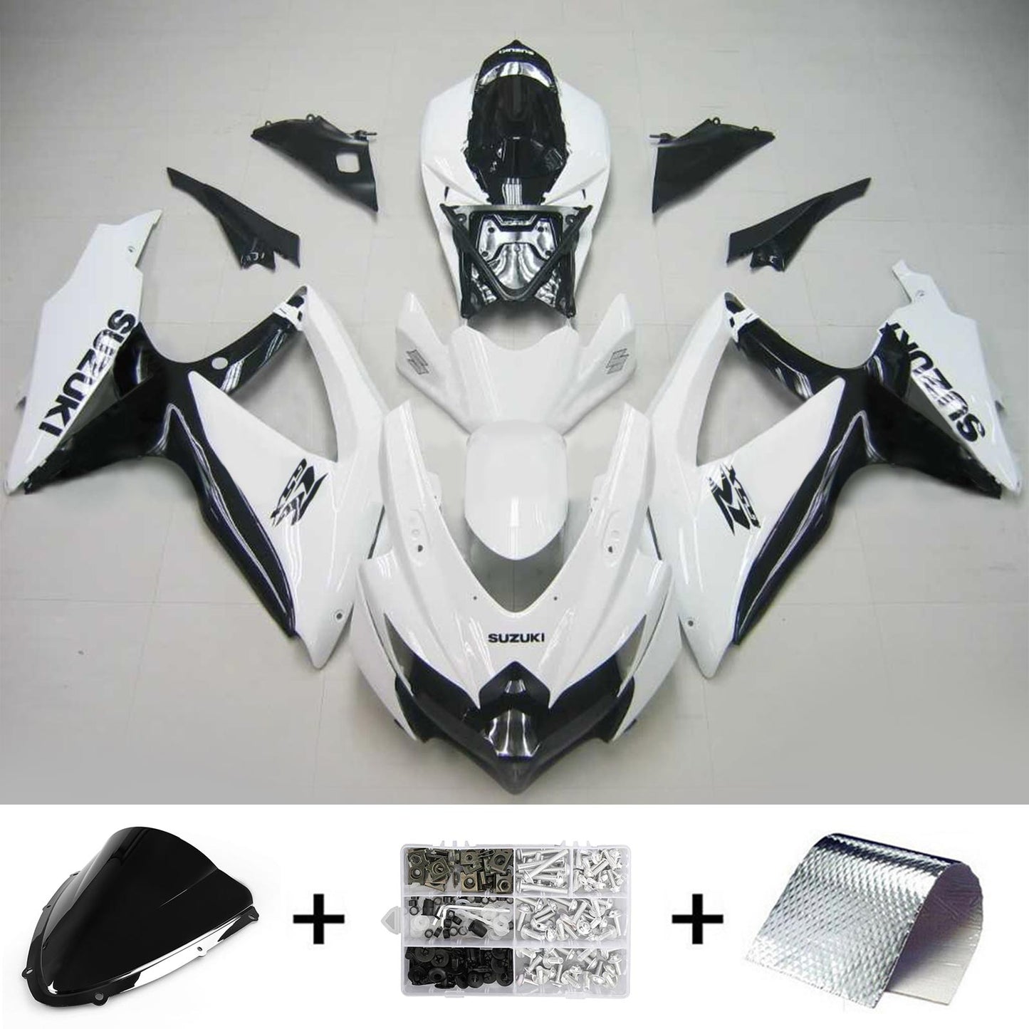 2008-2010 Suzuki GSXR 600/750 Fairing Kit Bodywork Plastic ABS K8