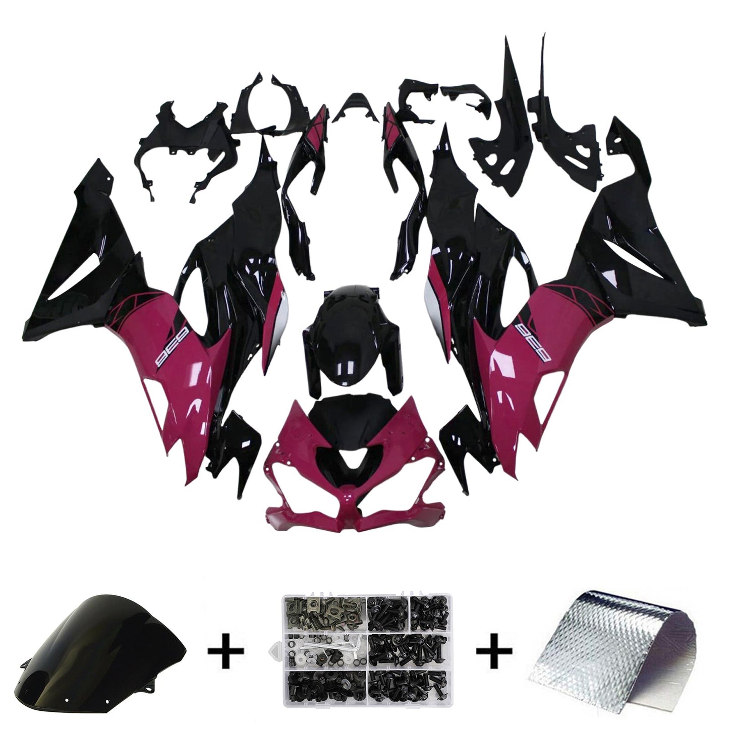 2019-2023 Kawasaki ZX6R Fairing Kit Bodywork Plastic ABS