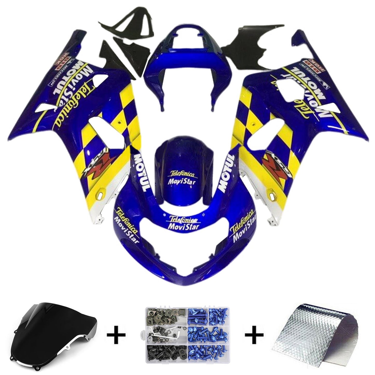 Suzuki GSXR600 2001-2003 GSXR750 2000-2003 K1 Fairing Kit