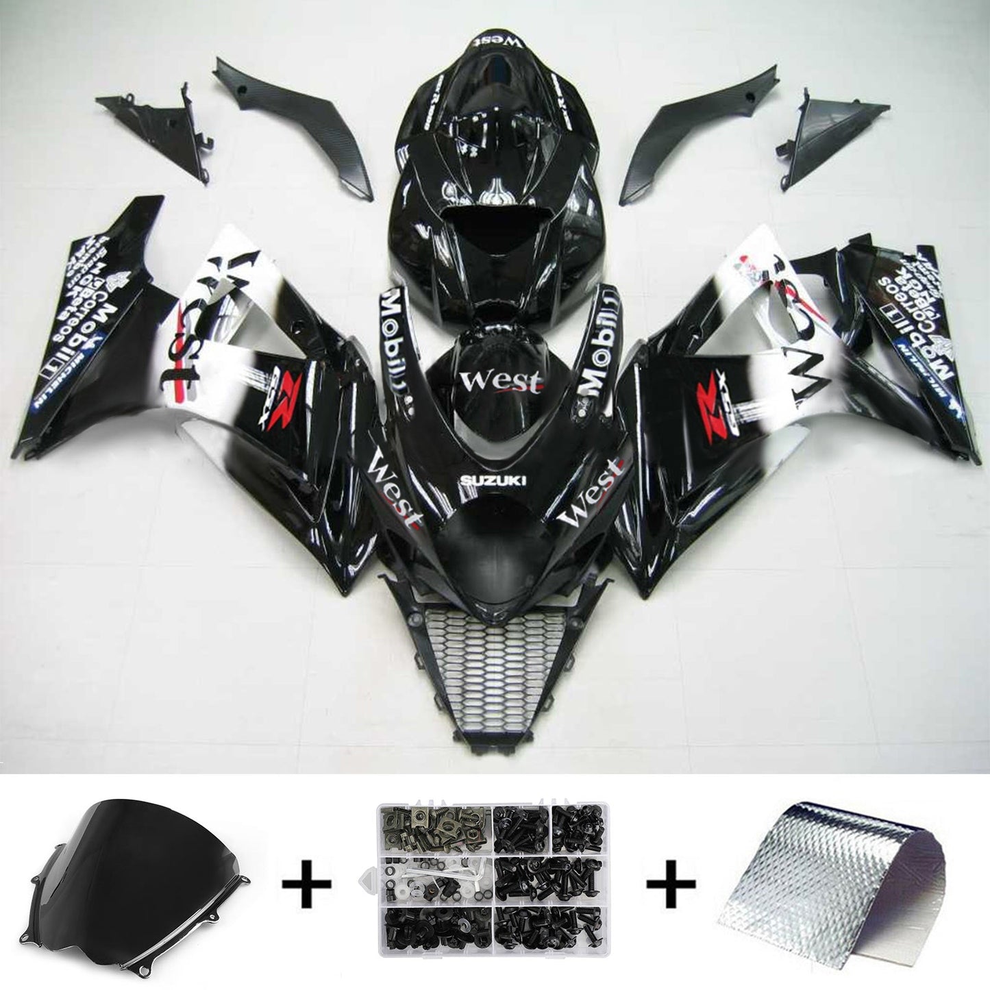 2007-2008 Suzuki GSXR1000 Fairing Kit