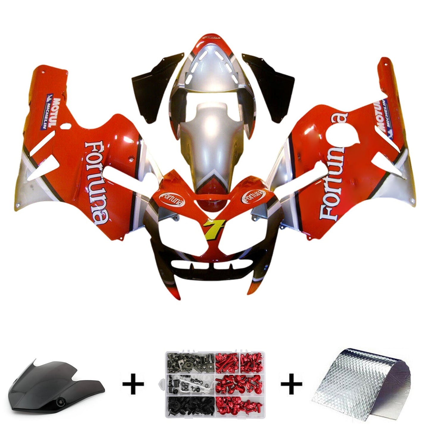 2002-2005 Kawasaki ZX12R Fairing Kit Bodywork Plastic ABS