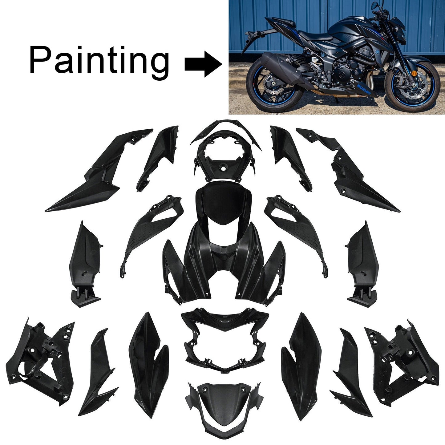 2017-2021 Suzuki GSX-S 750 Fairing Kit Bodywork Plastic ABS