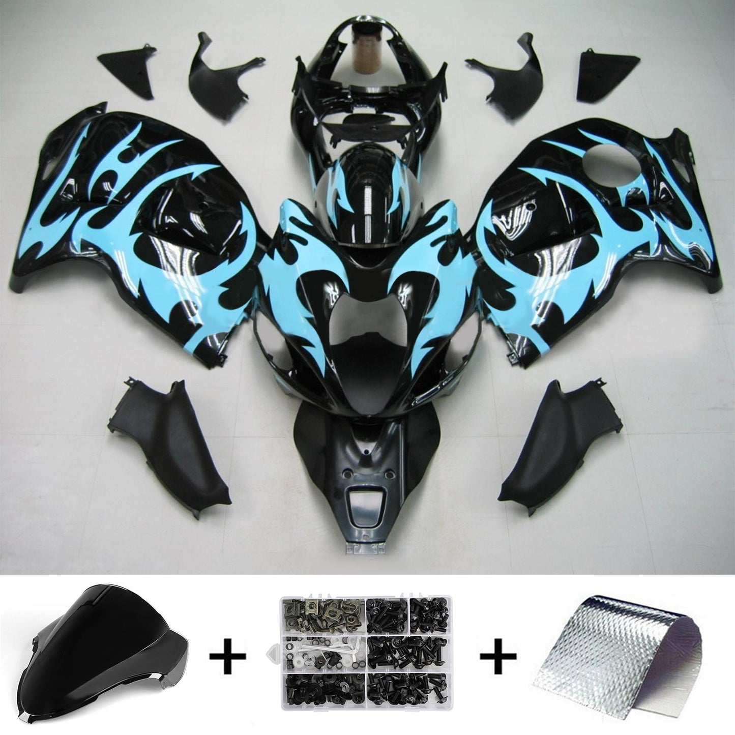 1999-2007 Suzuki Hayabusa GSXR1300 Fairing Kit Bodywork Plastic ABS