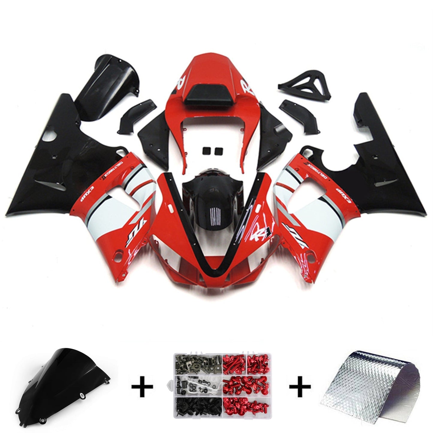1998-1999 Yamaha YZF 1000 R1 Fairing Kit Bodywork Plastic ABS
