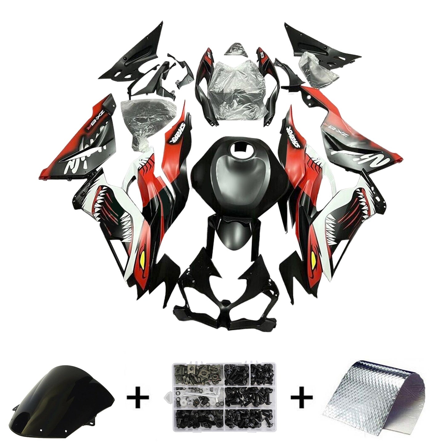 2019-2023 Kawasaki ZX6R Fairing Kit Bodywork Plastic ABS