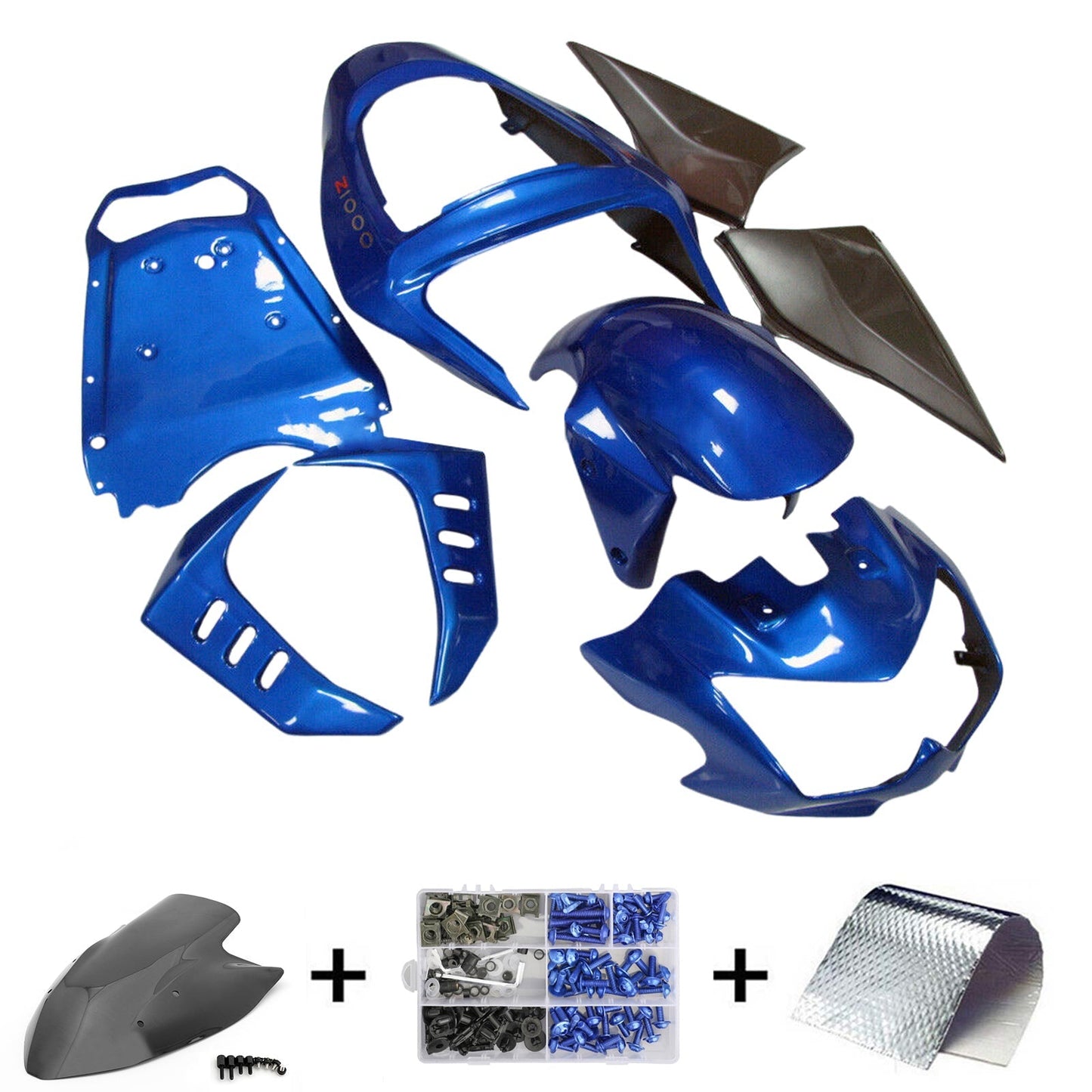 2003-2006 Kawasaki Z1000 Fairing Kit Bodywork Plastic ABS