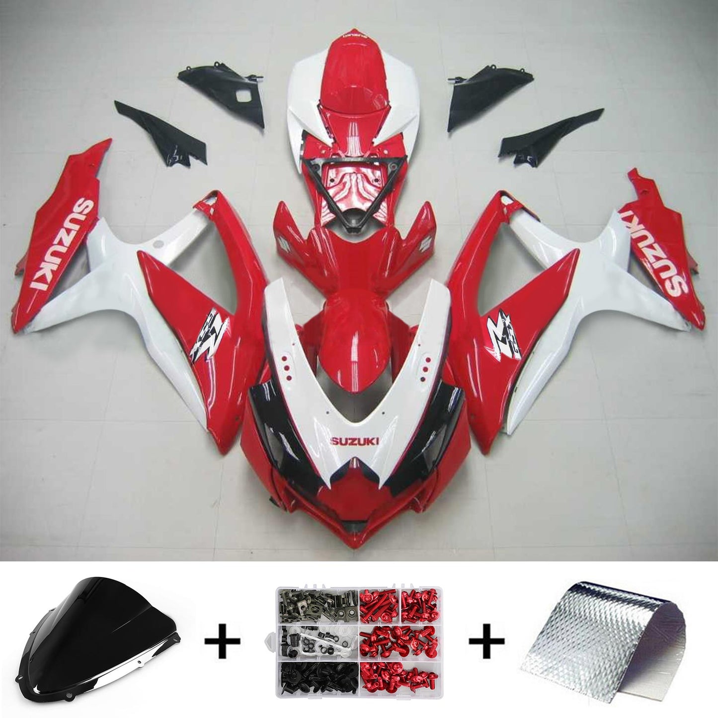 2008-2010 Suzuki GSXR 600/750 Fairing Kit Bodywork Plastic ABS K8