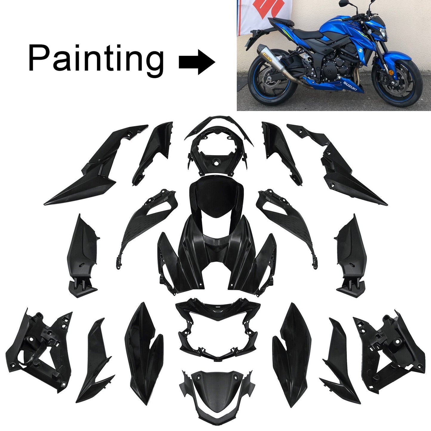 2017-2021 Suzuki GSX-S 750 Fairing Kit Bodywork Plastic ABS