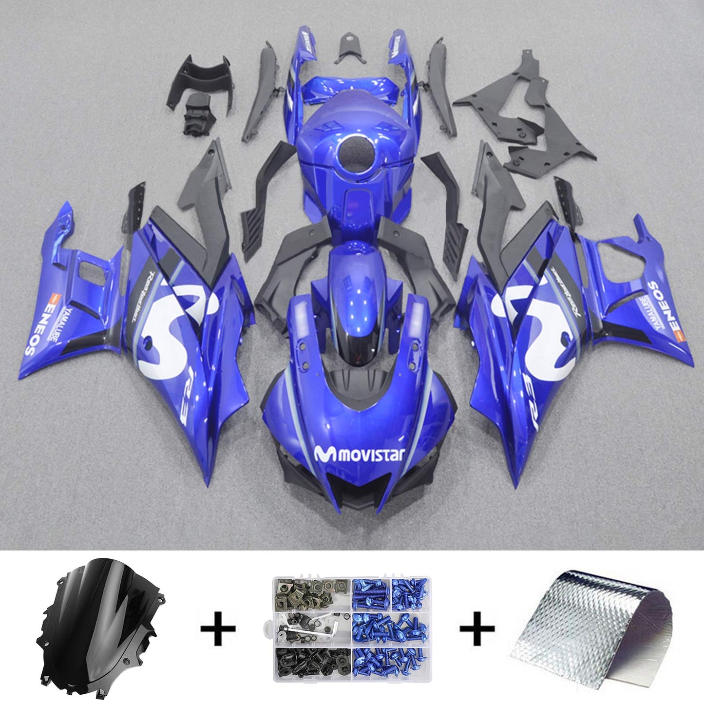 2022-2024 Yamaha YZF-R3 R25 Fairing Kit Bodywork Plastic ABS