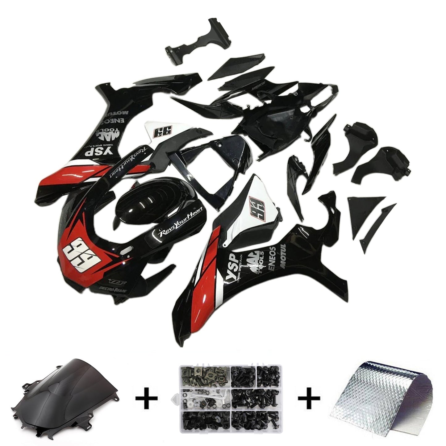 2020-2024 Yamaha YZF-R1 Fairing Kit Bodywork Plastic ABS