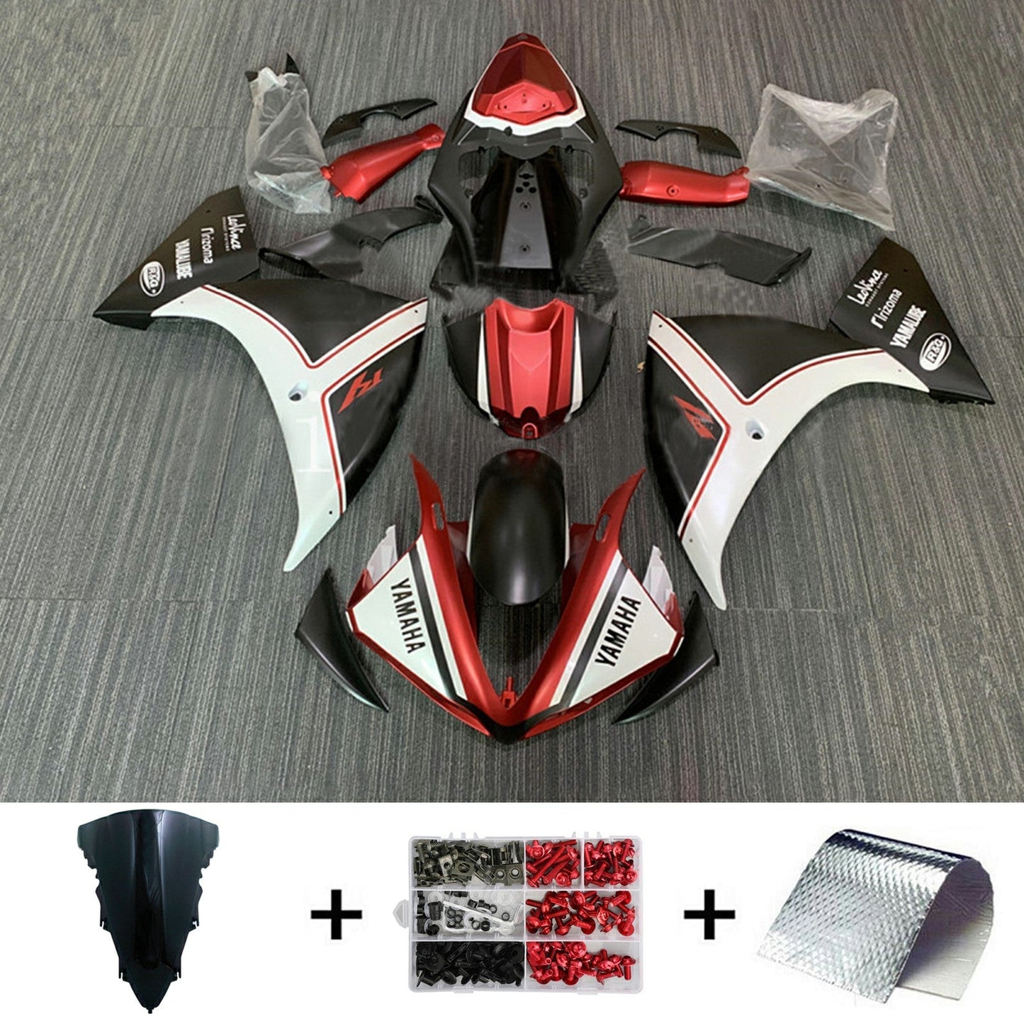 2009-2011 Yamaha YZF 1000 R1 Fairing Kit Bodywork Plastic ABS