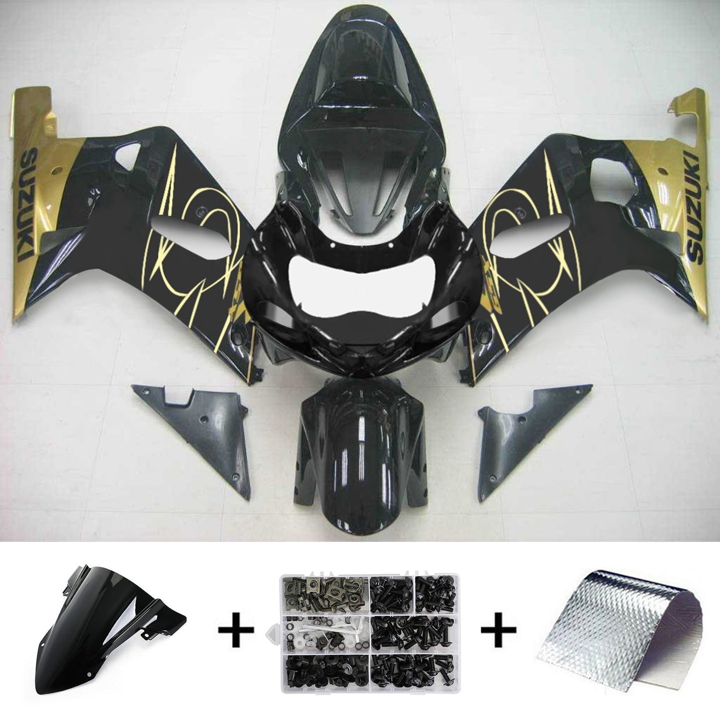 2001-2003 Suzuki GSXR750 Fairing Kit Bodywork Plastic ABS