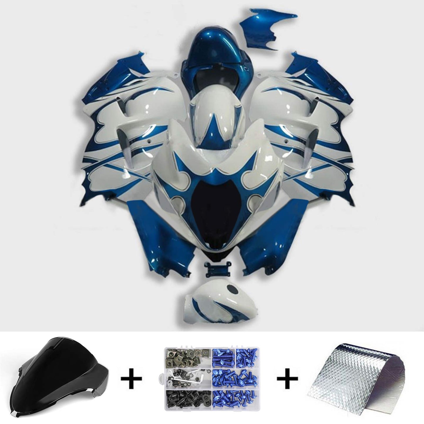 1999-2007 Suzuki Hayabusa GSXR1300 Fairing Kit Bodywork Plastic ABS