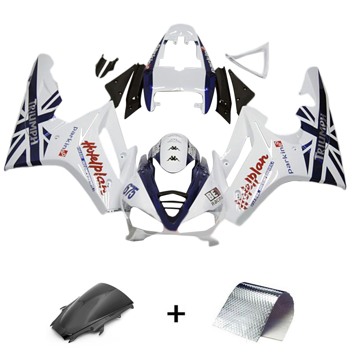 2009-2012 Triumph Daytona 675 Fairing Kit Bodywork Plastic ABS