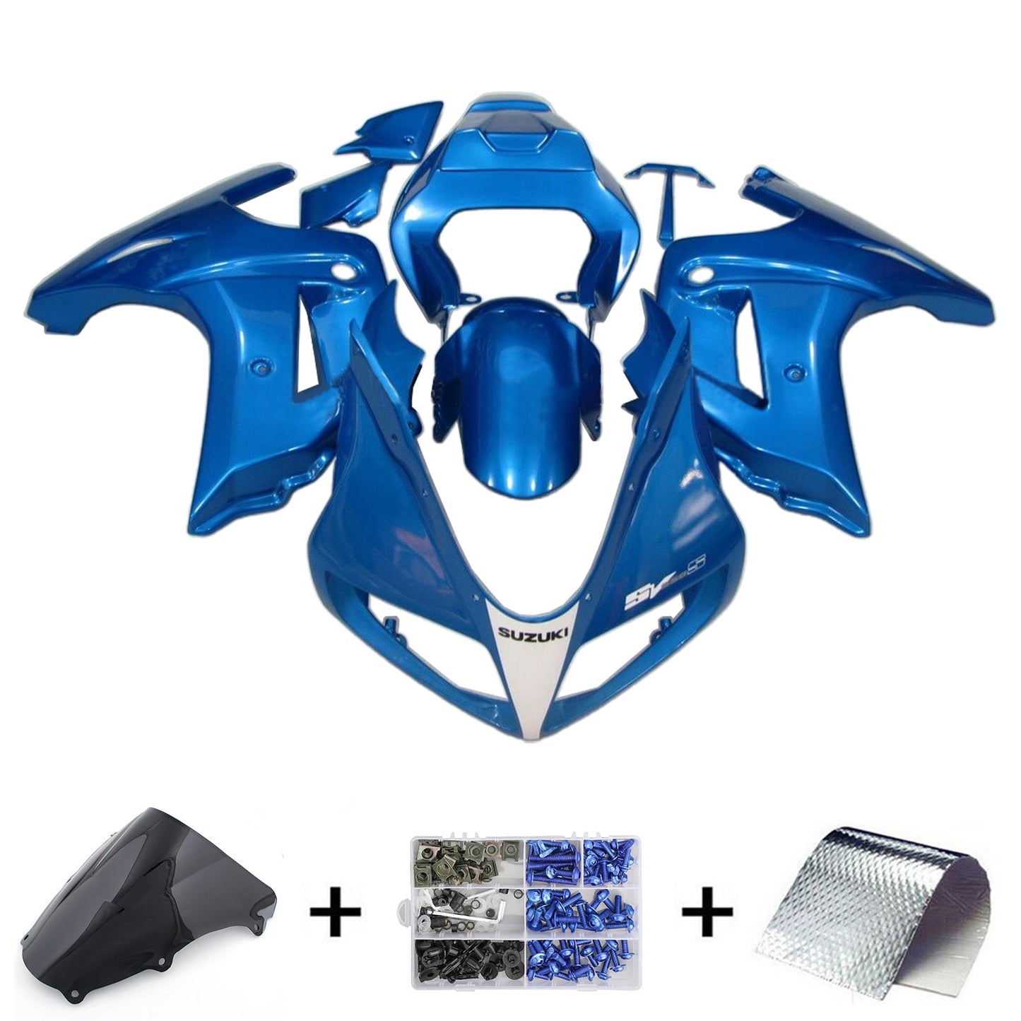 2003-2013 Suzuki SV650 Fairing Kit Bodywork Plastic ABS