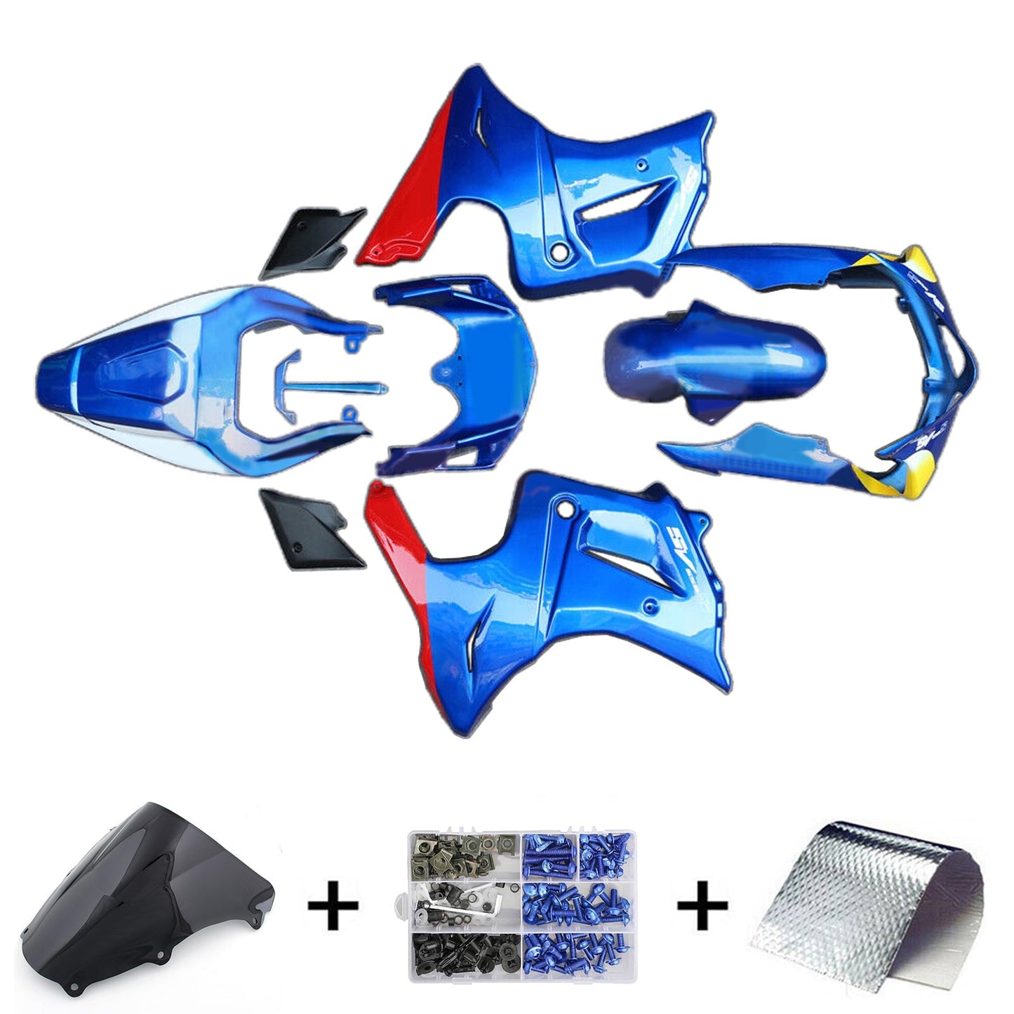 2003-2013 Suzuki SV650 Fairing Kit Bodywork Plastic ABS