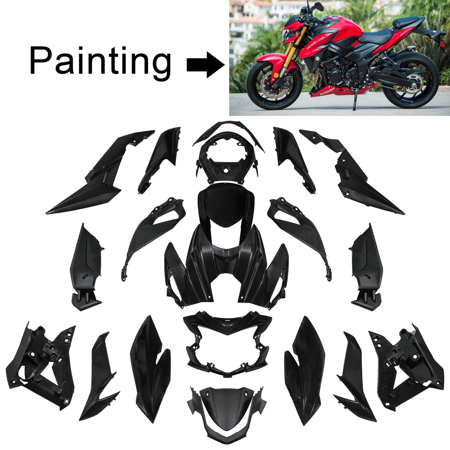 2017-2021 Suzuki GSX-S 750 Fairing Kit Bodywork Plastic ABS
