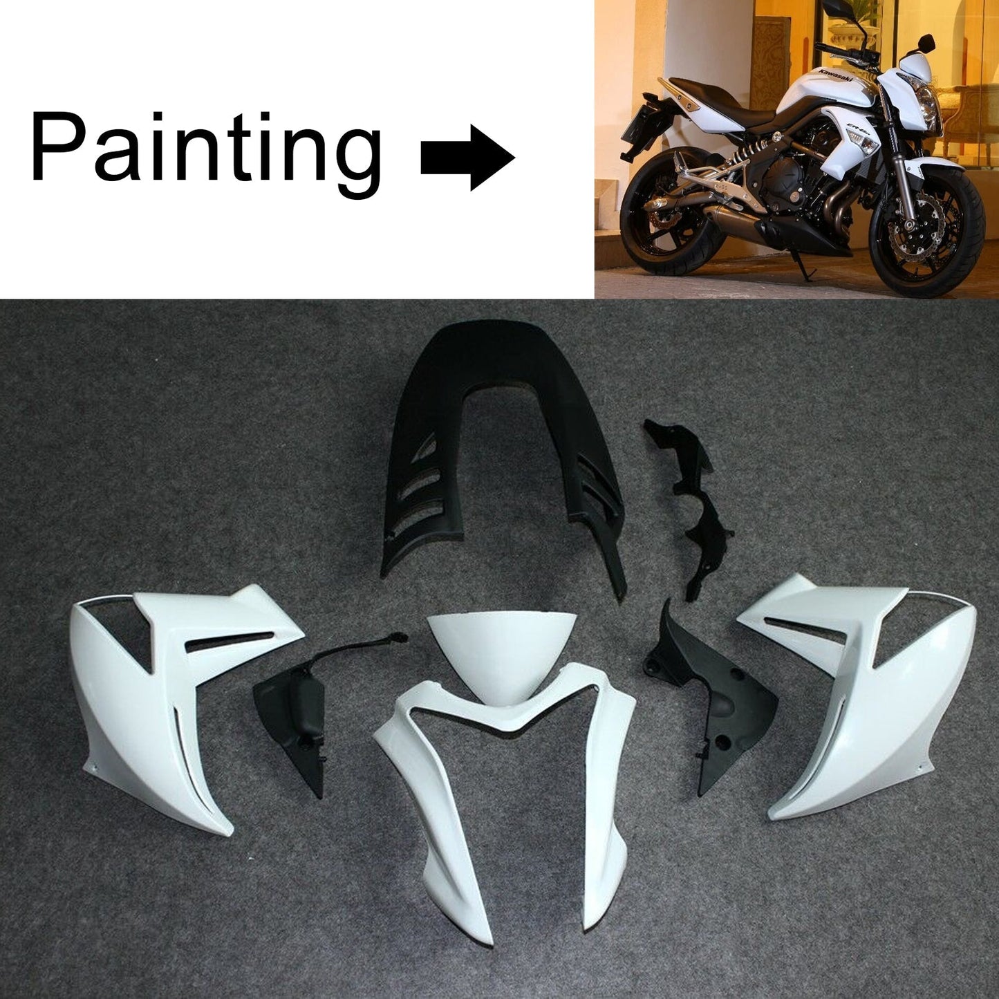 2009-2011 Kawasaki ER-6N ER6N Fairing Kit Bodywork