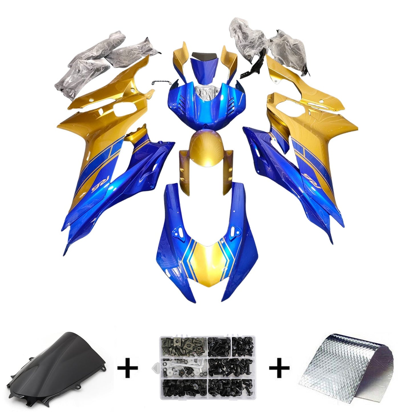 2017-2023 Yamaha YZF-R6 Fairing Kit Bodywork Plastic ABS