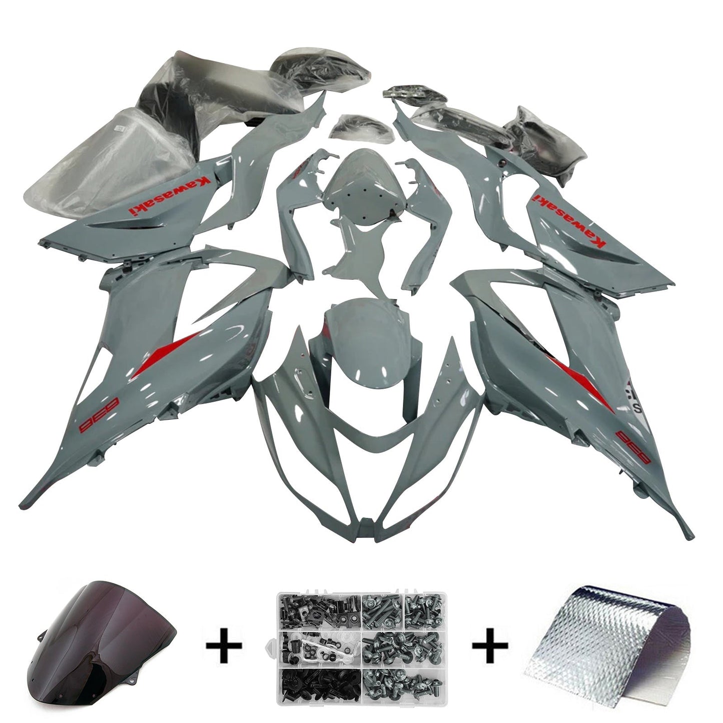 2013-2018 Kawasaki ZX6R 636 Fairing Kit Bodywork Plastic ABS
