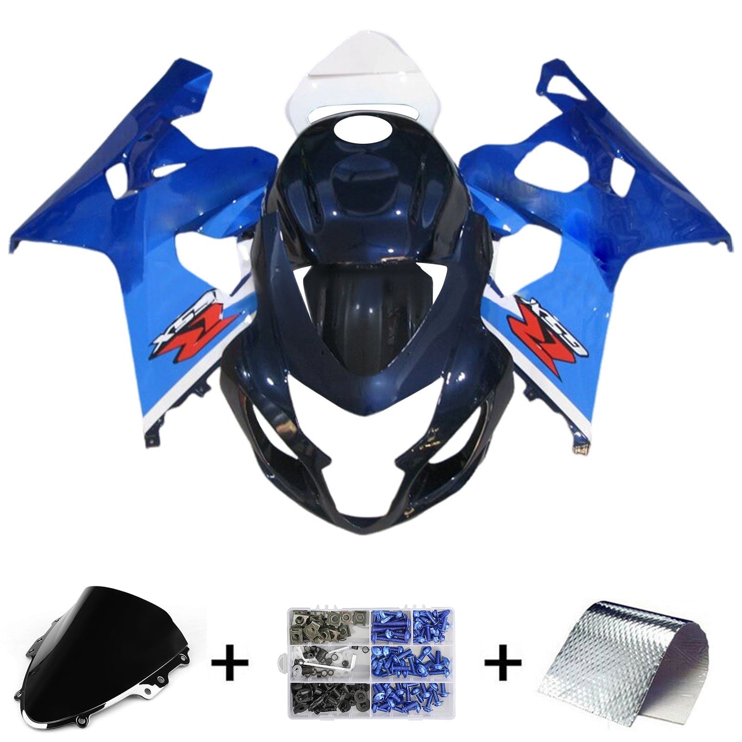 2004-2005 Suzuki GSXR 600/750 K4 Fairing Kit Bodywork Plastic ABS