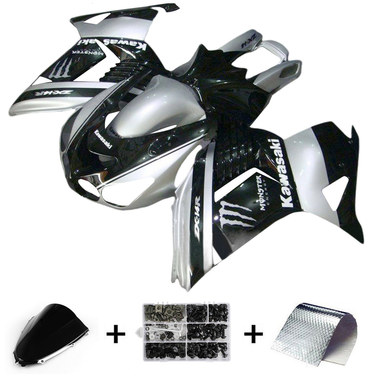 2006-2011 Kawasaki ZX14R ZZR1400 Fairing Kit Bodywork