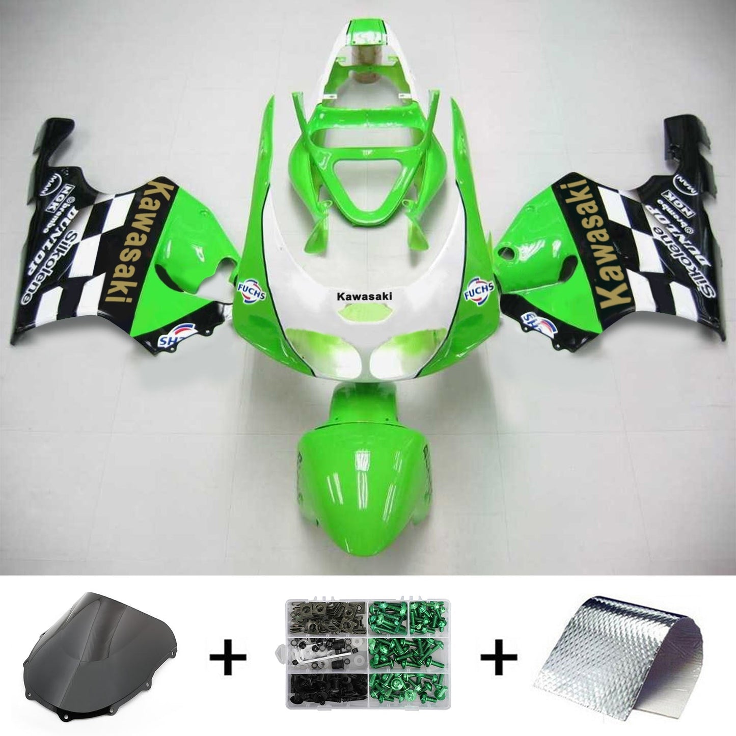 1996-2003 Kawasaki ZX7R Fairing Kit Bodywork Plastic ABS