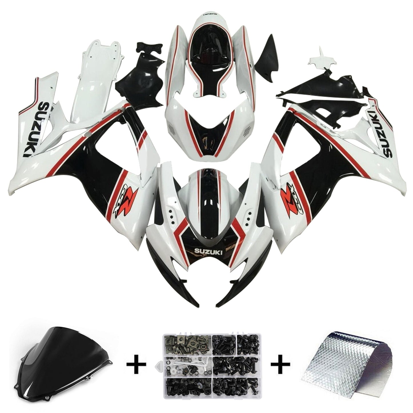 2006-2007 Suzuki GSXR 600/750 K6 Fairing Kit Bodywork Plastic ABS