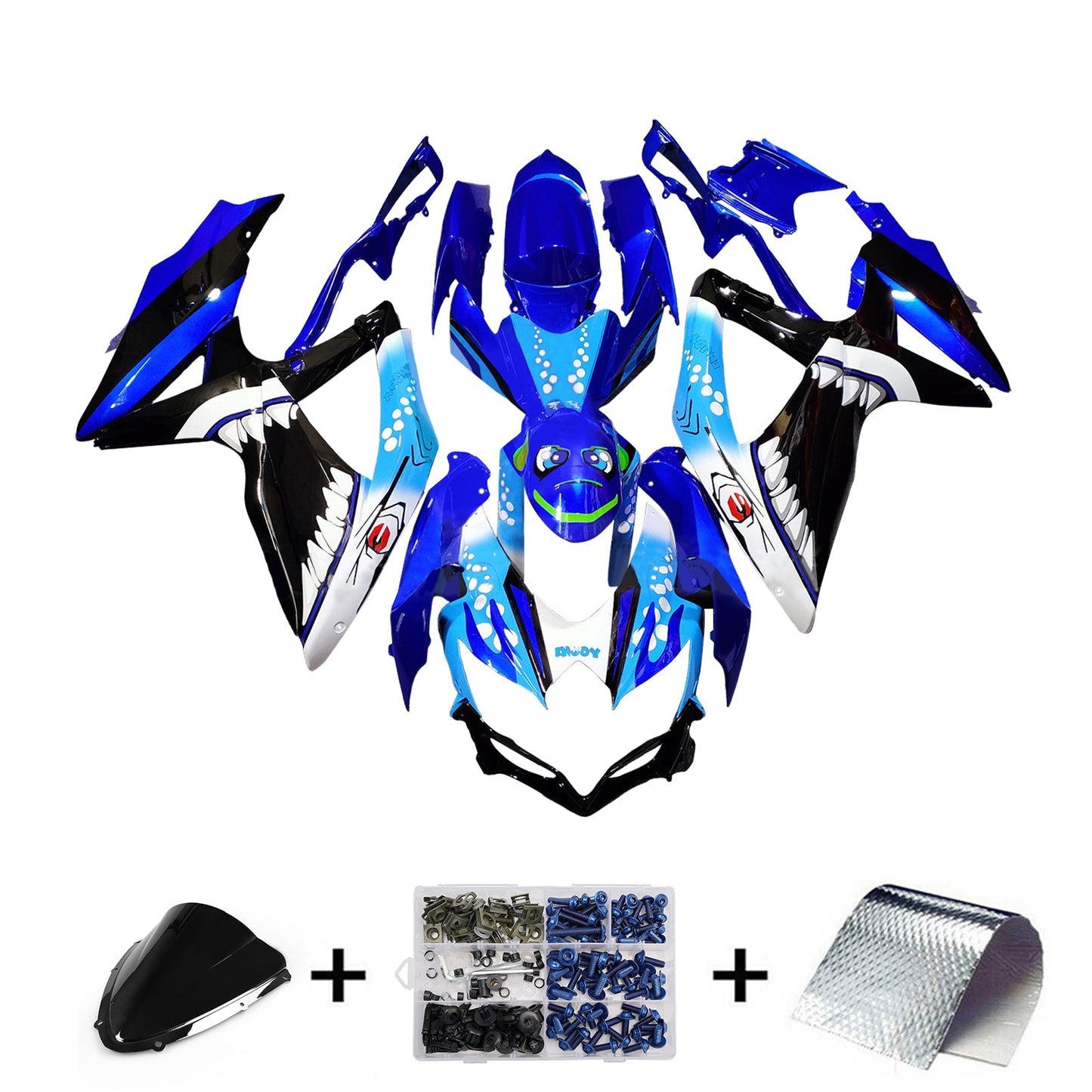 2008-2010 Injection Fairing Kit Bodywork Plastic ABS For Suzuki GSXR 600/750 K8
