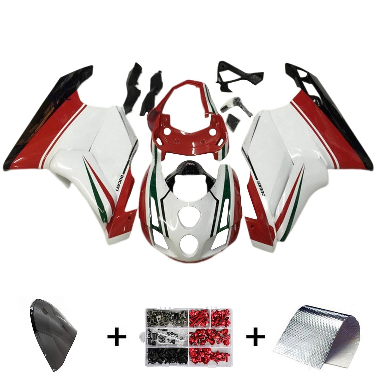 2003 2004 Ducati 999 749 Fairing Kit Bodywork ABS