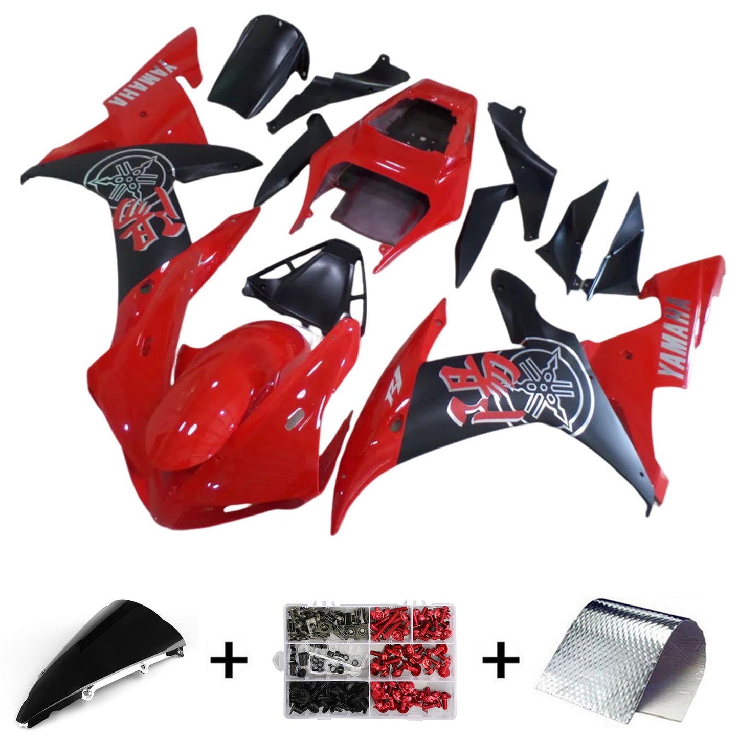 2002-2003 Yamaha YZF 1000 R1 Fairing Kit Bodywork Plastic ABS