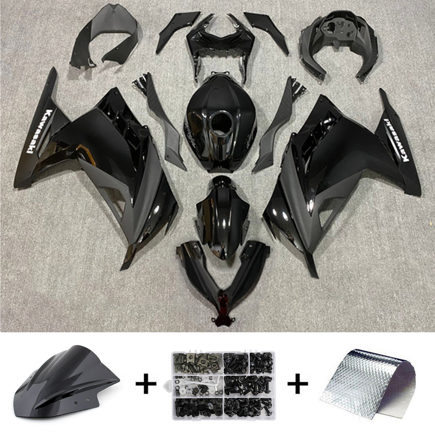 2013-2024 Kawasaki EX300 Ninja300 Fairing Kit Bodywork Plastic ABS
