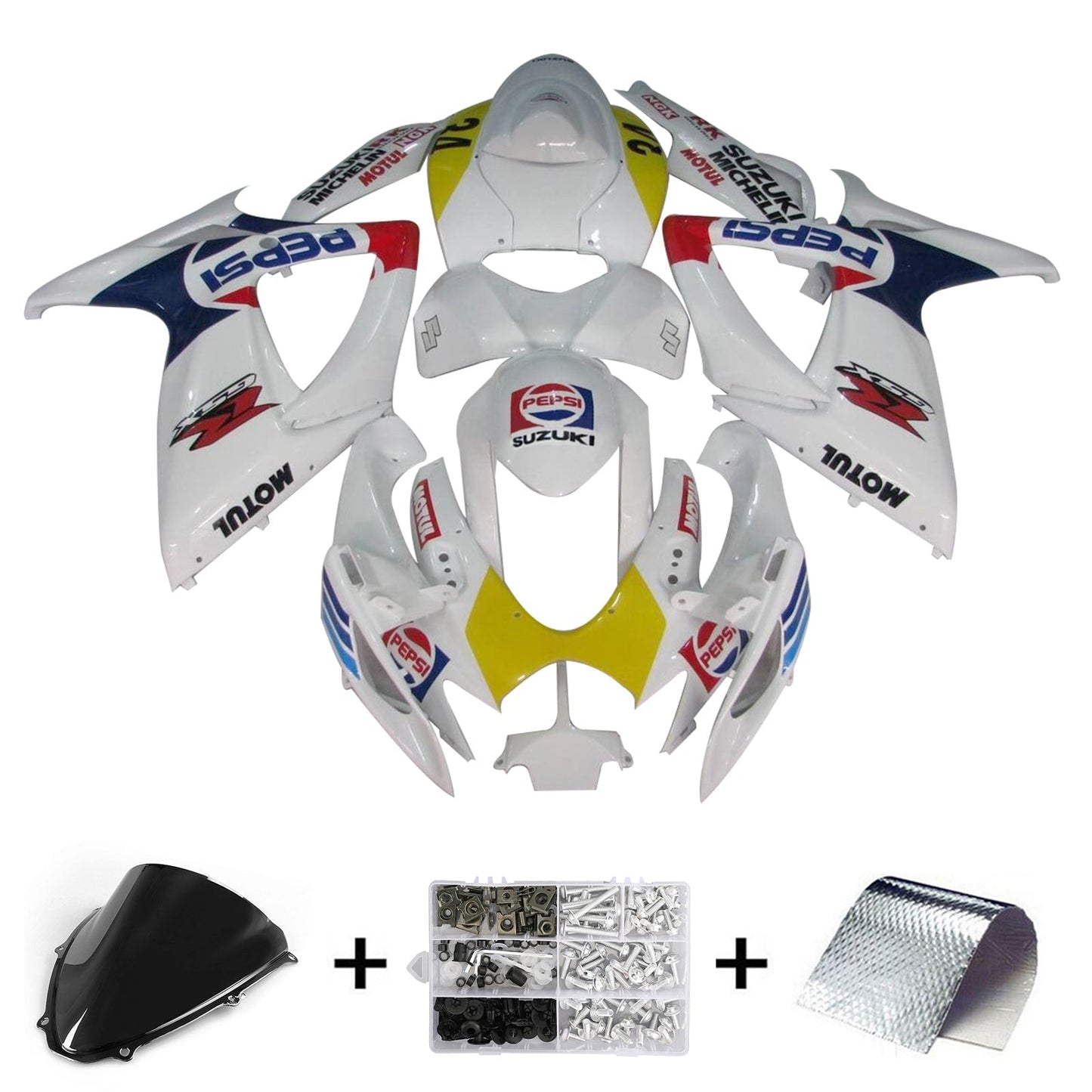 2006-2007 Suzuki GSXR 600/750 K6 Fairing Kit Bodywork Plastic ABS