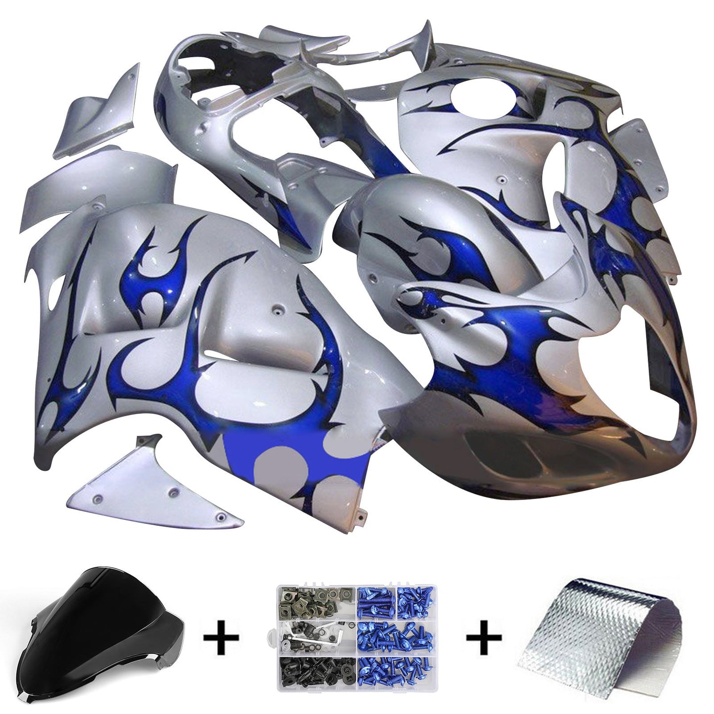 1999-2007 Suzuki Hayabusa GSX1300R Fairing Kit Bodywork Plastic ABS