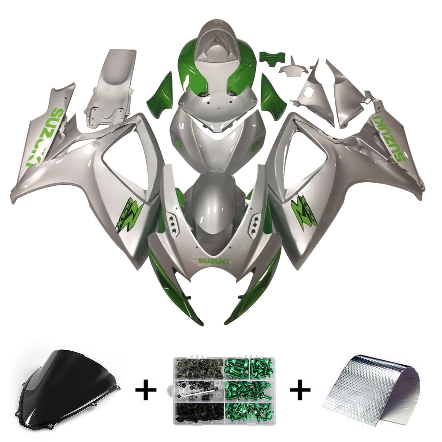 2006-2007 Suzuki GSXR 600/750 K6 Fairing Kit Bodywork Plastic ABS