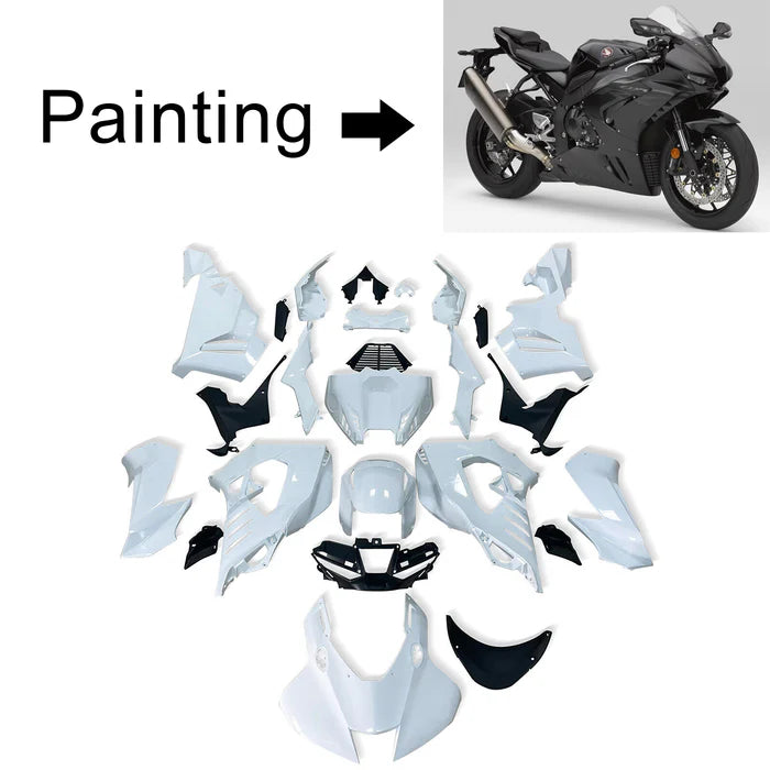 Motorcycle Fairing - HONDA CBR1000RR-R 2020-2023 MATTE BLACK FAIRING KIT Sale price