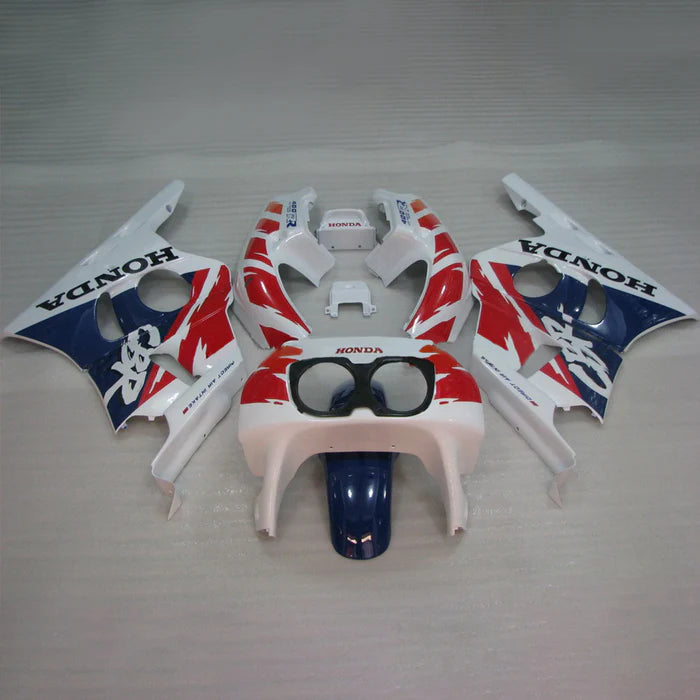 1987-1989 Honda CBR400RR NC23 Fairing Blue & Red Kit