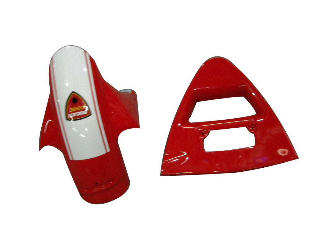 1996-2002 Fairings for Ducati 996 Red White Infostrada Generic