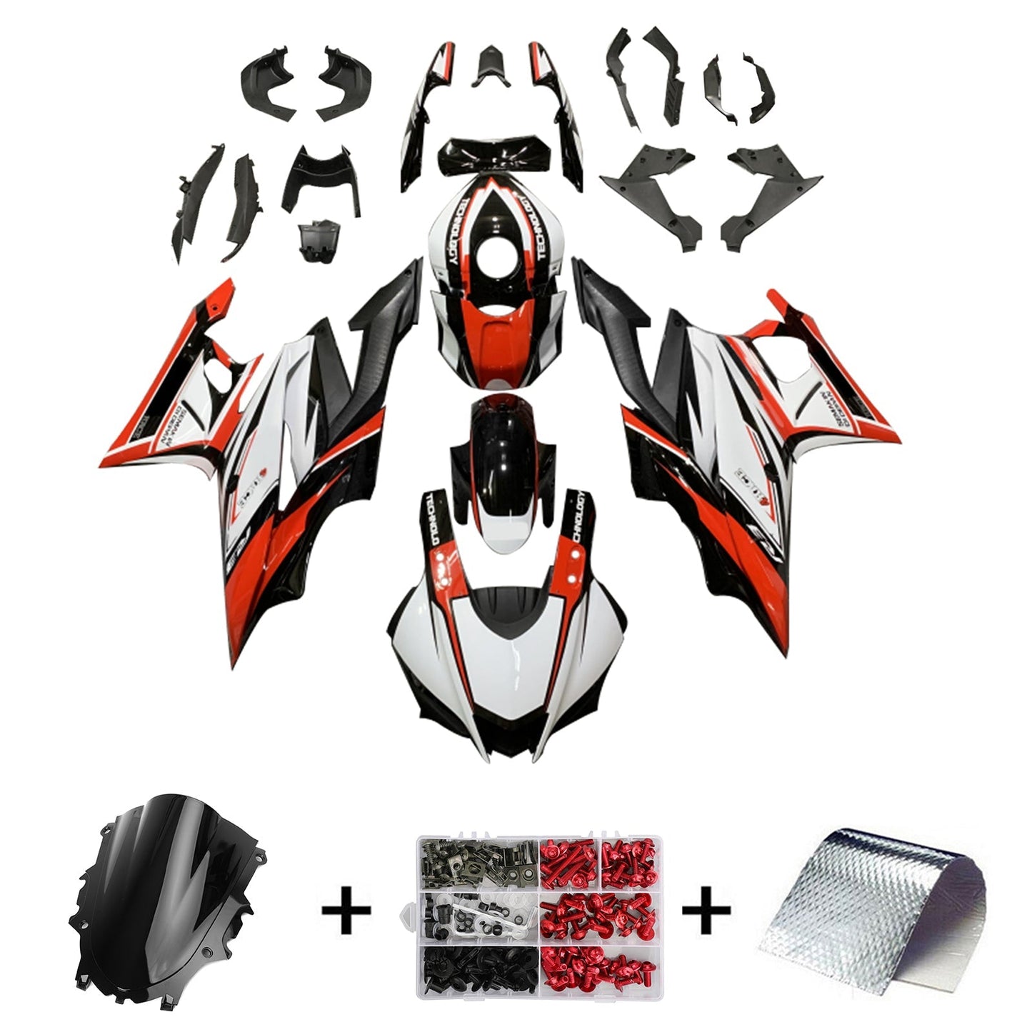 2022-2024 Yamaha YZF-R3 R25 Fairing Kit Bodywork Plastic ABS