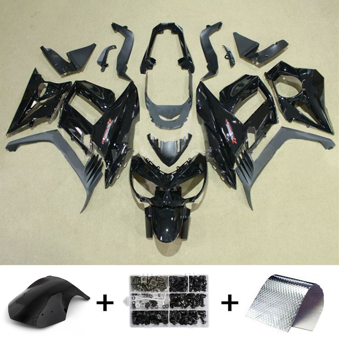 2010-2015 Kawasaki Z1000SX Fairing Kit Bodywork Plastic ABS