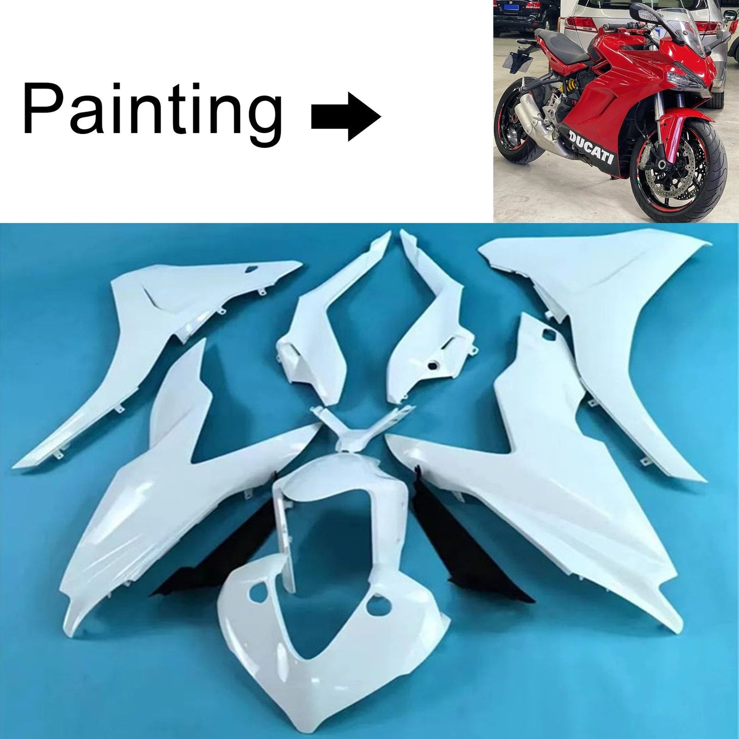 2017-2020 Ducati Supersport 939 939S Fairing Kit Bodywork