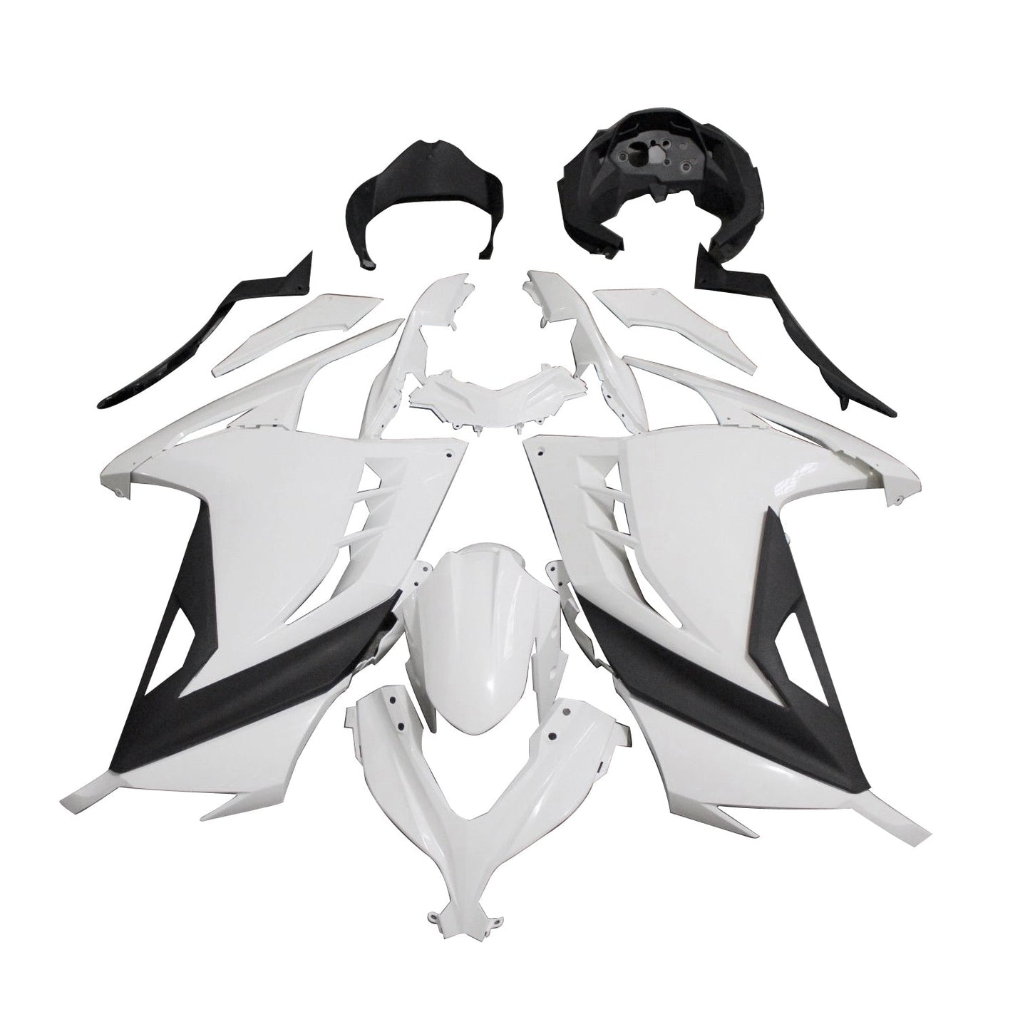 2013-2024 Fairings Plastics Kawasaki Ninja 300R EX300R Ninja Primal only Unpainted Generic