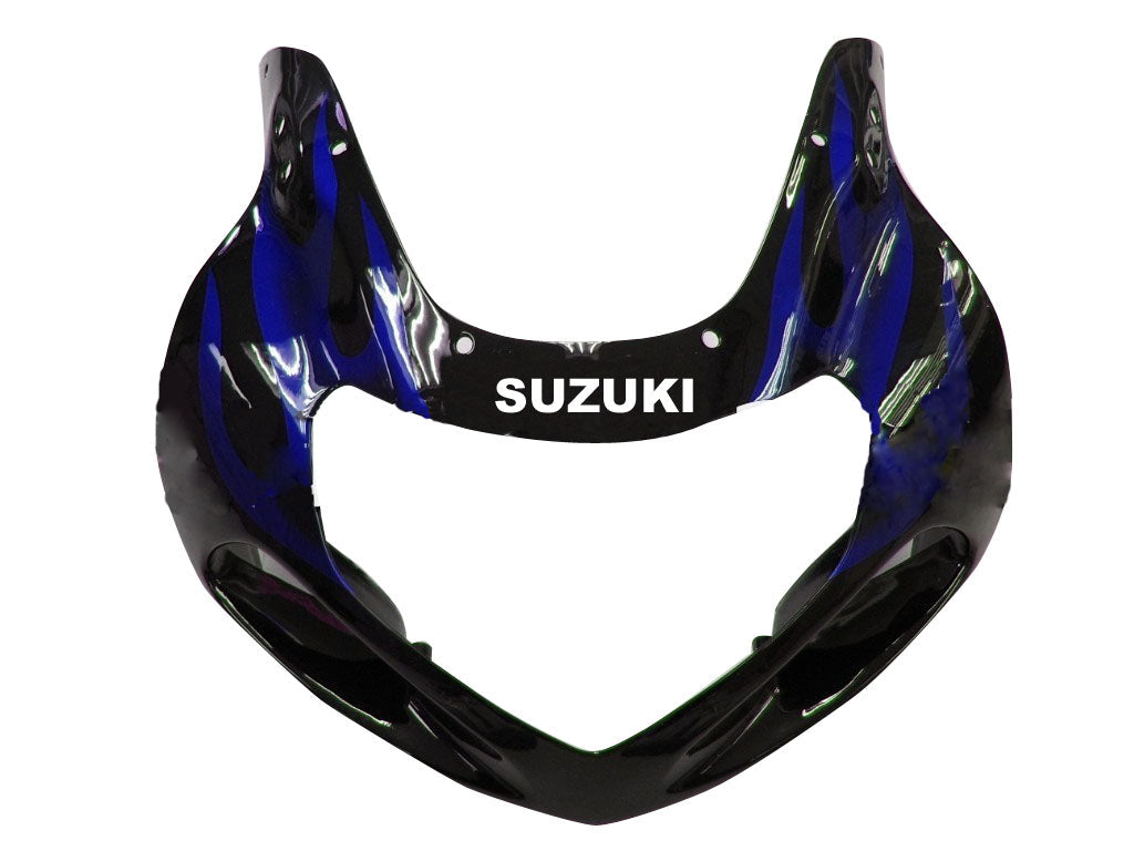 2000-2002 Fairings Suzuki GSXR 1000 Black & Blue Flame Generic