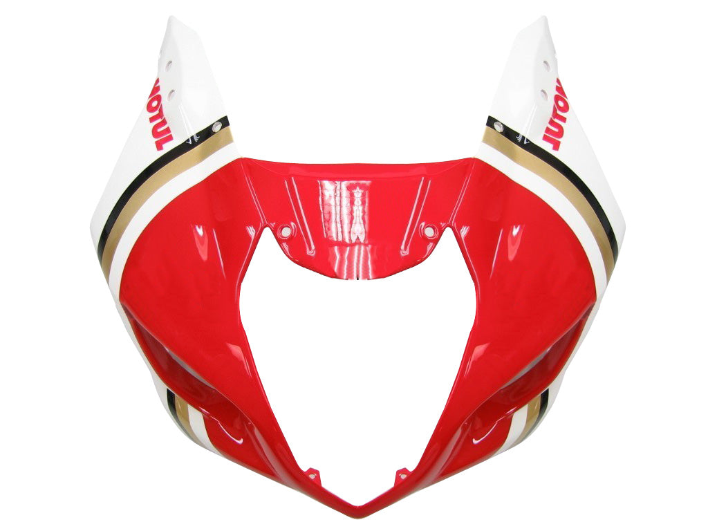 2003-2004 Fairings Suzuki GSXR 1000 White and Red Lucky Strike Generic