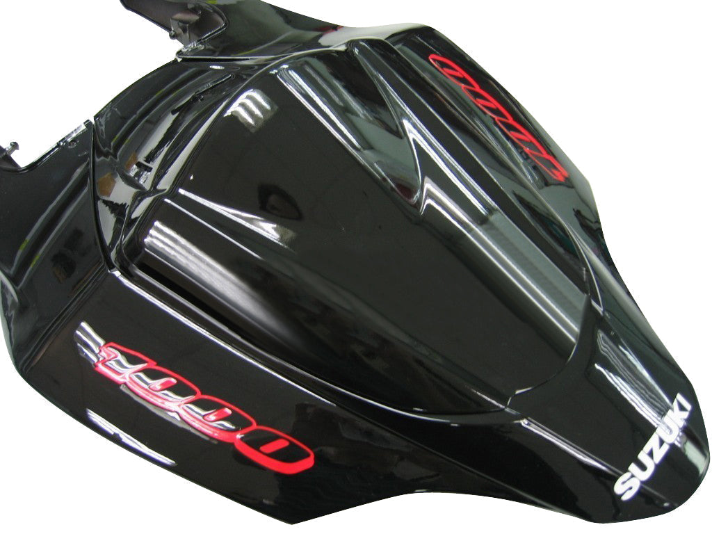 2007-2008 Fairings Suzuki GSXR 1000 Black & Orange Gold Flame Generic