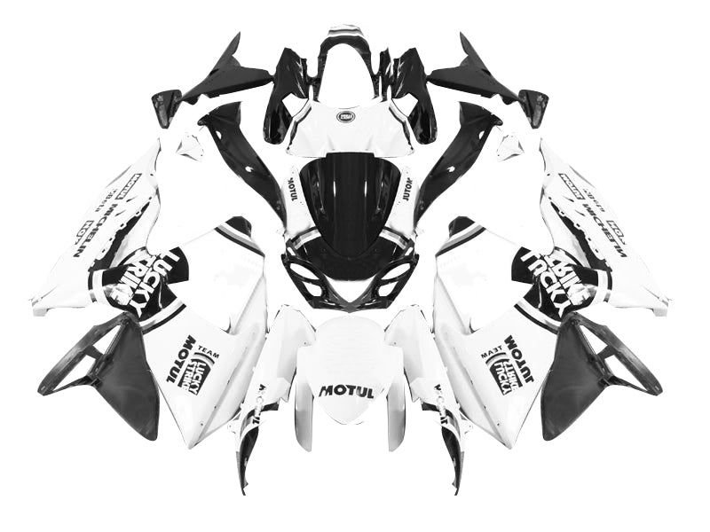 2009-2016 Fairings Suzuki GSXR 1000 White & Black Lucky Strike Generic