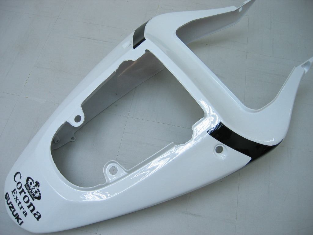 2001-2003 Fairings Suzuki GSXR 750 White Black Alstare Corona Generic